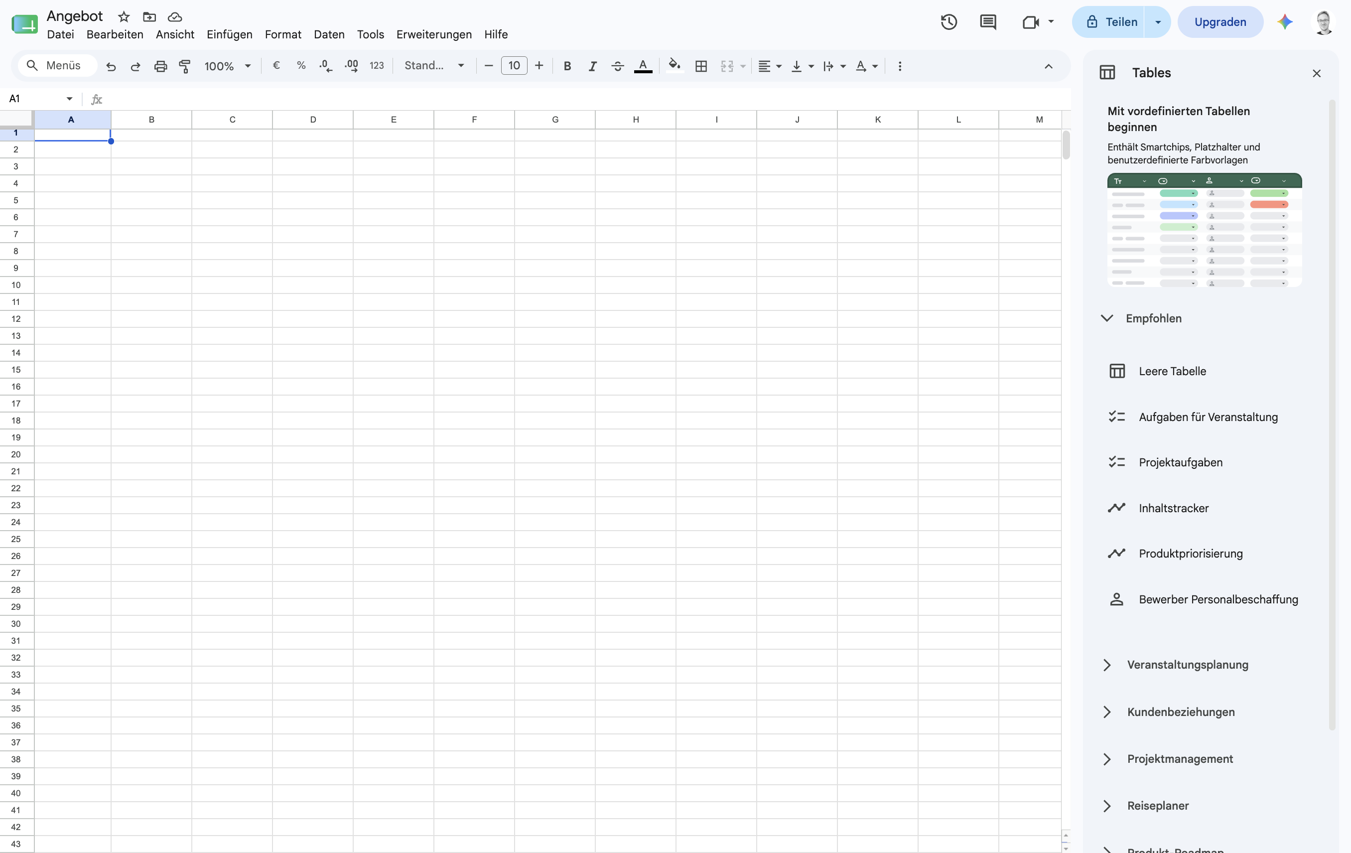 Google Sheets
