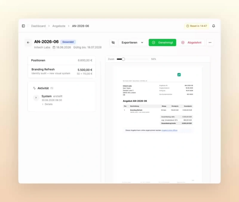 Change a proposal status