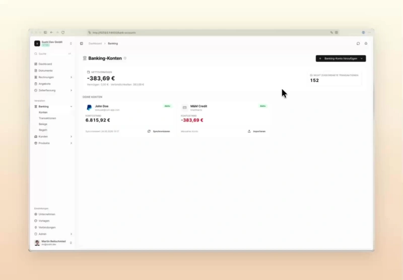 Connect your bank account
