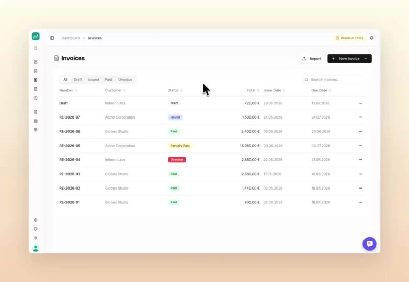 Create an invoice